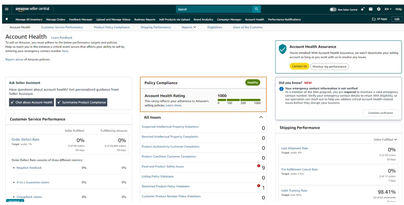 image showing inventory health